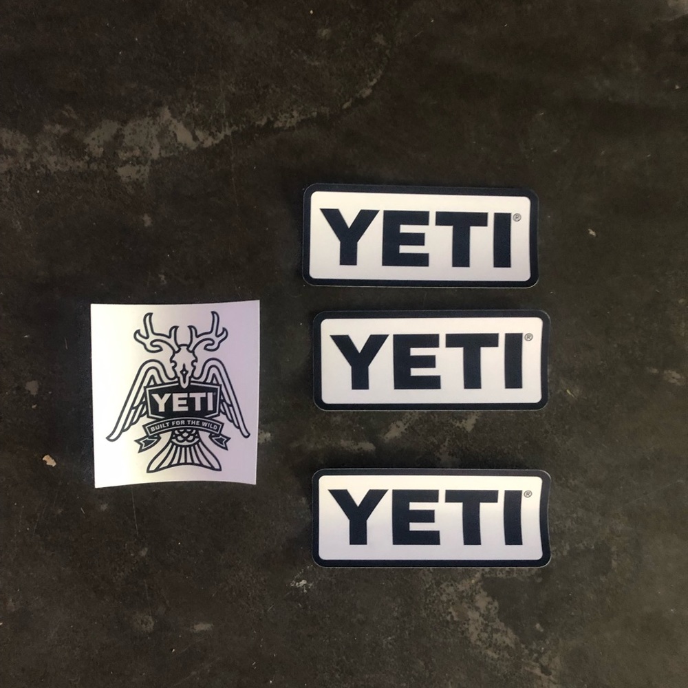 Yeti stickers